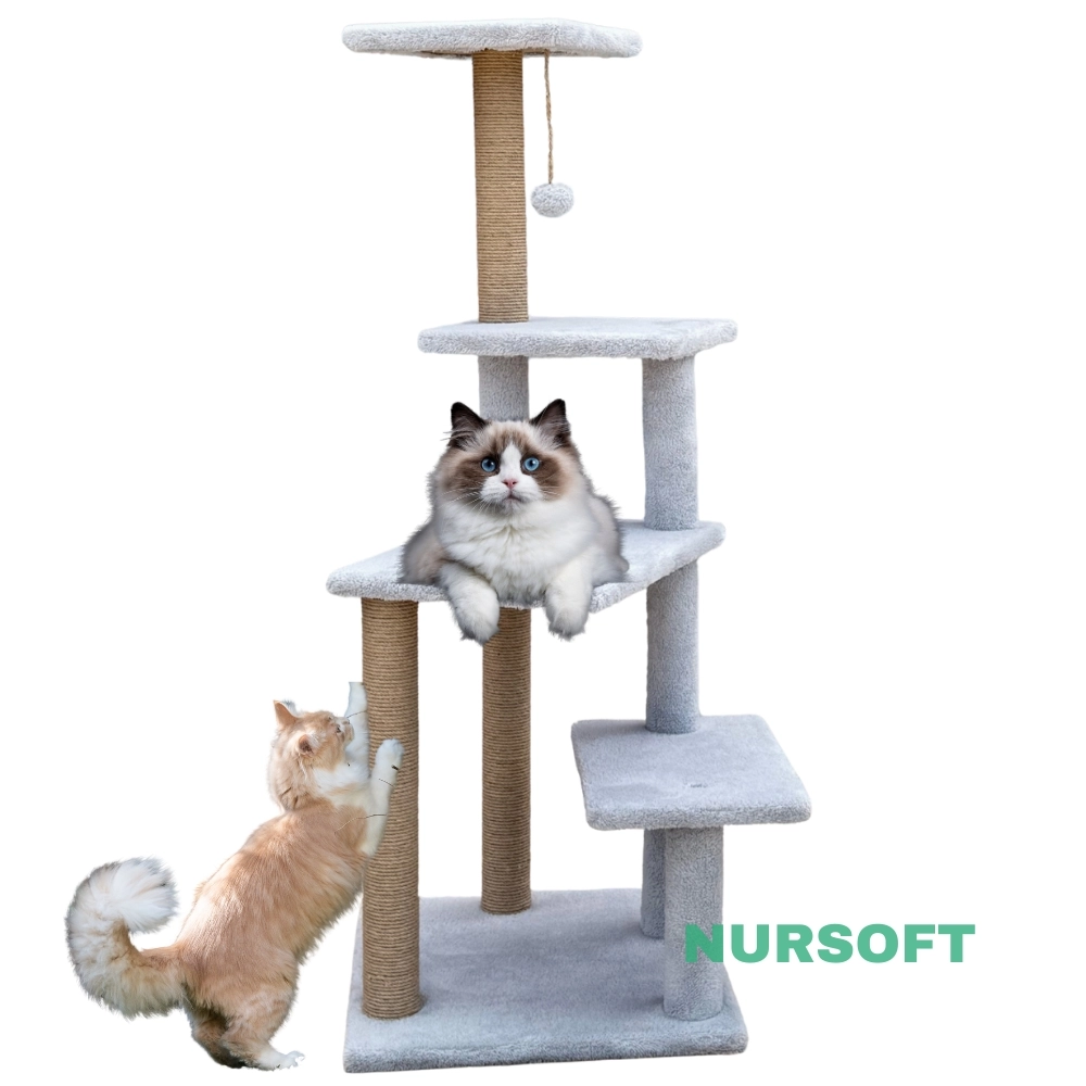 Nursoft Premium Tırmalama Tahtası Çok Katlı Uzun Boy Büyük Boy Kedi Koltuk Tırmalama Koruyucu