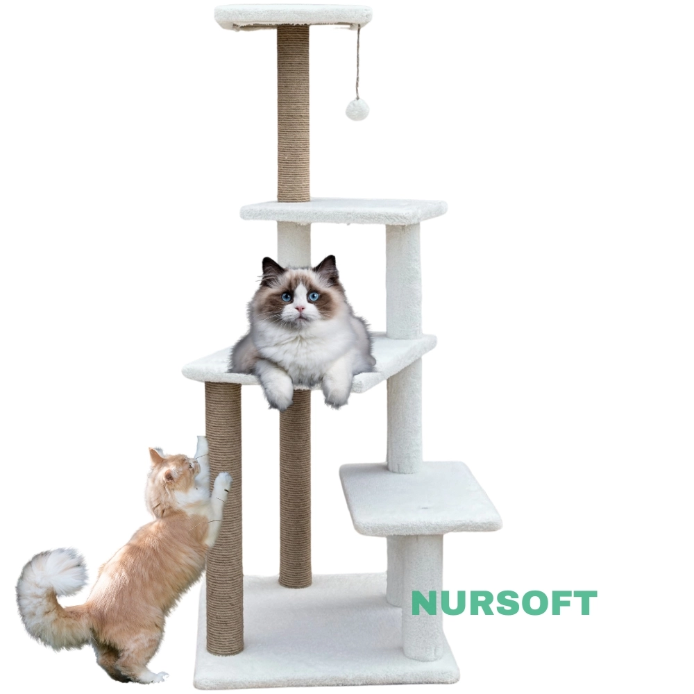 Nursoft Premium Tırmalama Tahtası Çok Katlı Uzun Boy Büyük Boy Kedi Koltuk Tırmalama Koruyucu