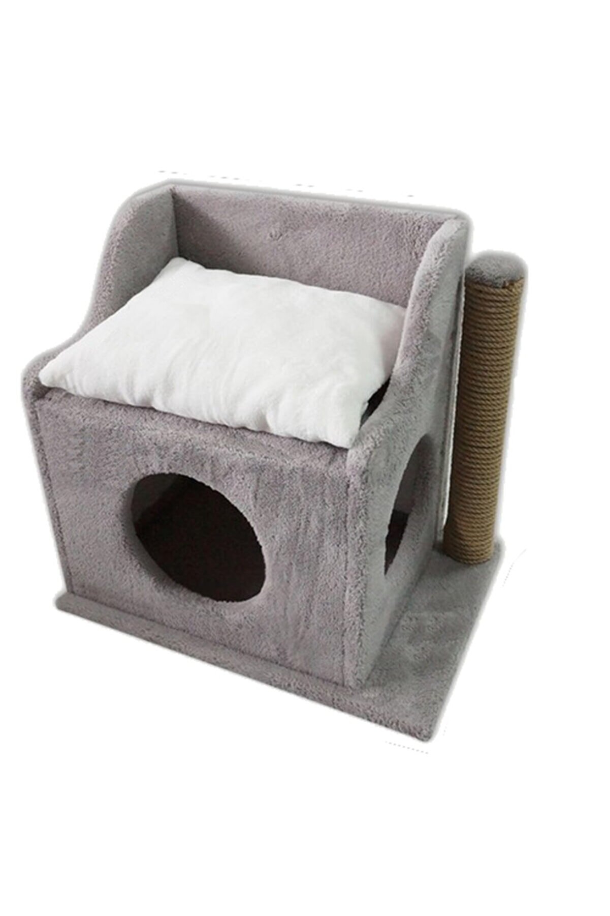 Nursoft Teraslı Kedi Tırmalama Evi Nr-0062
