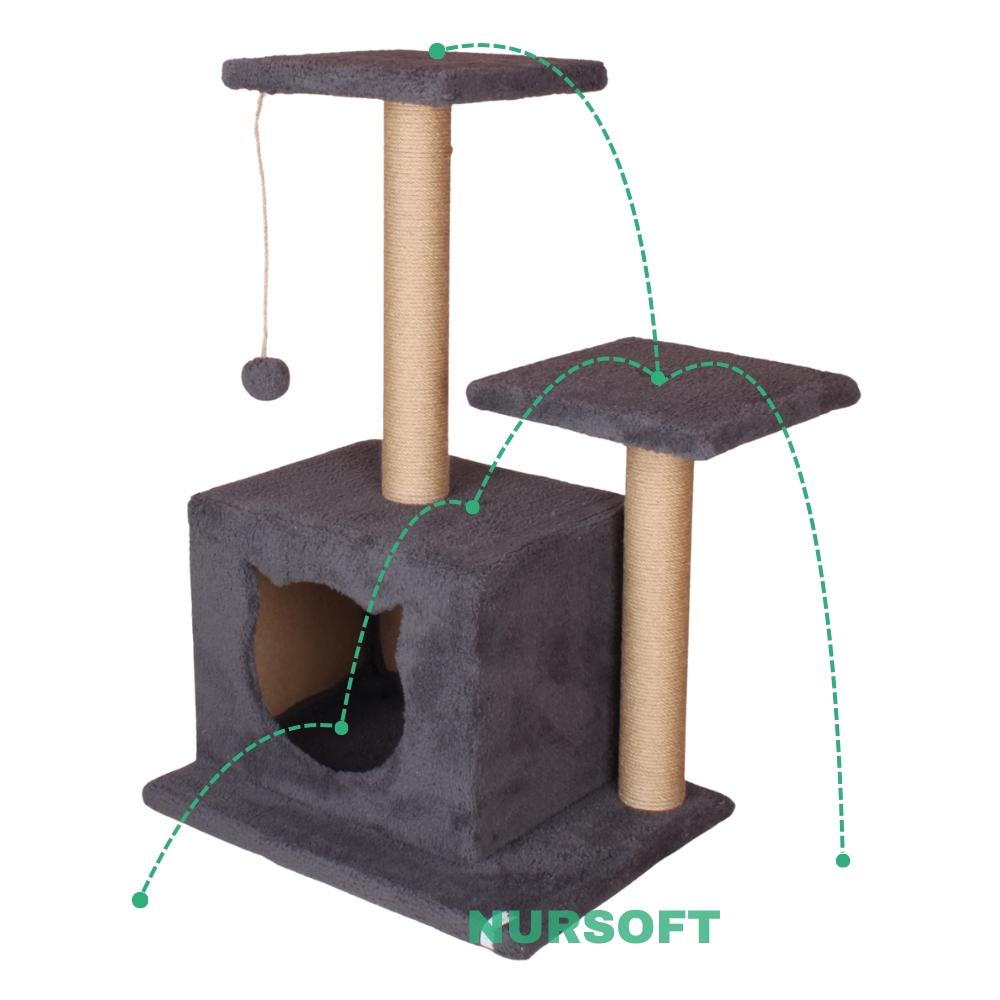 Nursoft Stepli Yuvalı Kedi Tırmalaması (Kedi Görünümlü) NR-0038