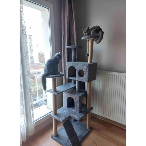 Nursoft Kule Kedi Evi Tırmalama