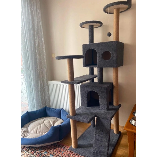Nursoft Kule Kedi Evi Tırmalama