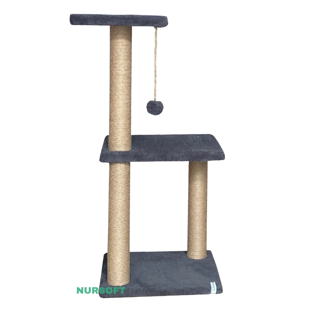 Nursoft Mega Boy Step Kedi Tırmalama Tahtası Antrasit