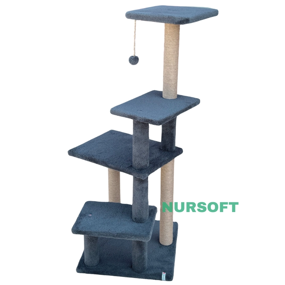 Nursoft Premium Tırmalama Tahtası Çok Katlı Uzun Boy Büyük Boy Kedi Koltuk Tırmalama Koruyucu
