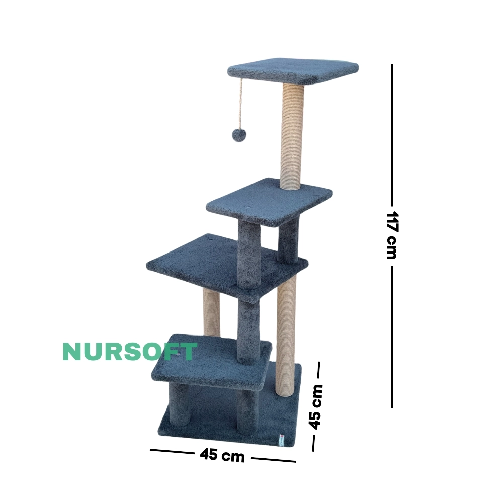 Nursoft Premium Tırmalama Tahtası Çok Katlı Uzun Boy Büyük Boy Kedi Koltuk Tırmalama Koruyucu
