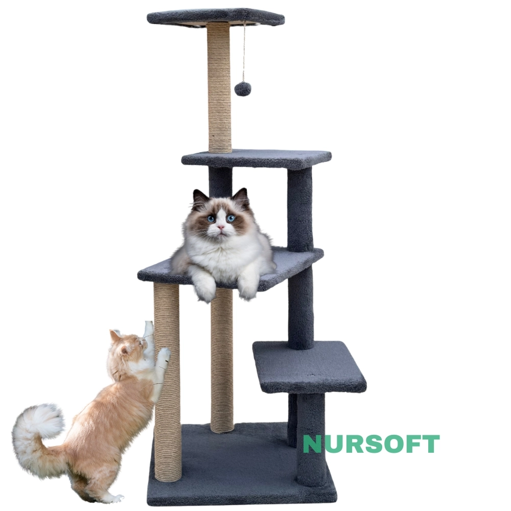 Nursoft Premium Tırmalama Tahtası Çok Katlı Uzun Boy Büyük Boy Kedi Koltuk Tırmalama Koruyucu