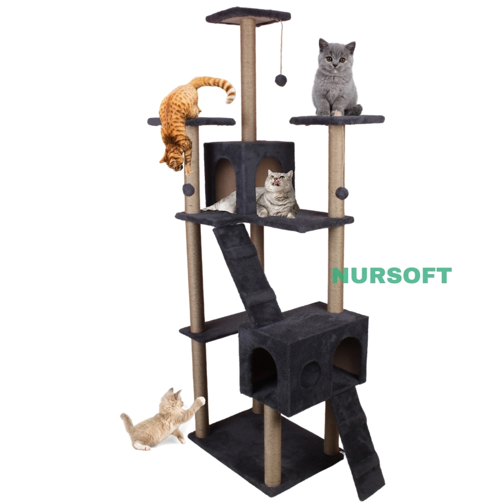Nursoft Residence Kedi Tırmalama Evi NR-0035