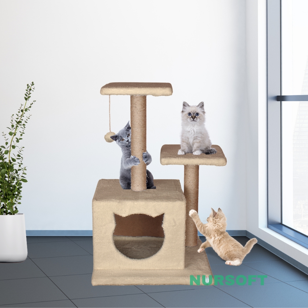 Nursoft Stepli Yuvalı Kedi Tırmalaması (Kedi Görünümlü) NR-0038