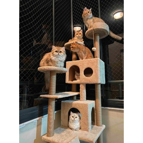 Nursoft Kule Kedi Evi Tırmalama 