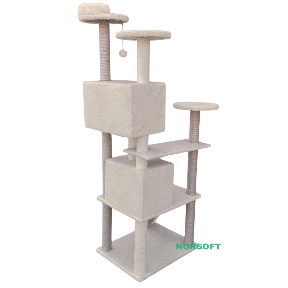 Nursoft Kule Kedi Evi Tırmalama 