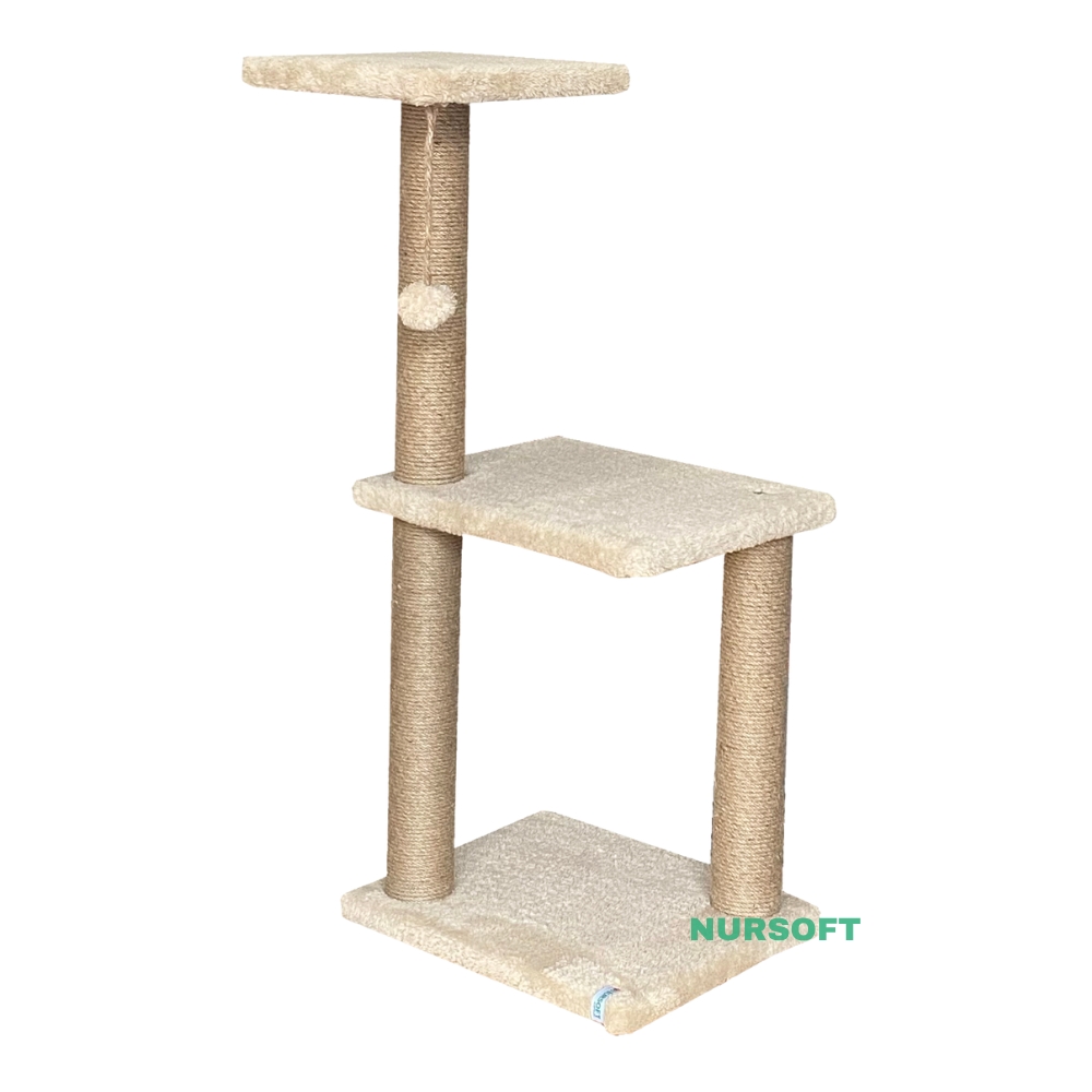 Nursoft Mega Boy Step Kedi Tırmalama Tahtası Bej