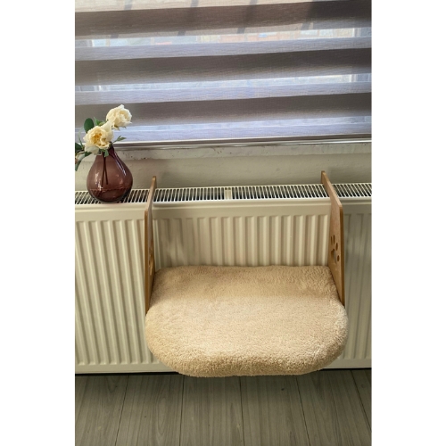 Nursoft Kalorifer Petek Radyatöre Kolay Asılabilen Kedi Köpek Yatağı Peluş
