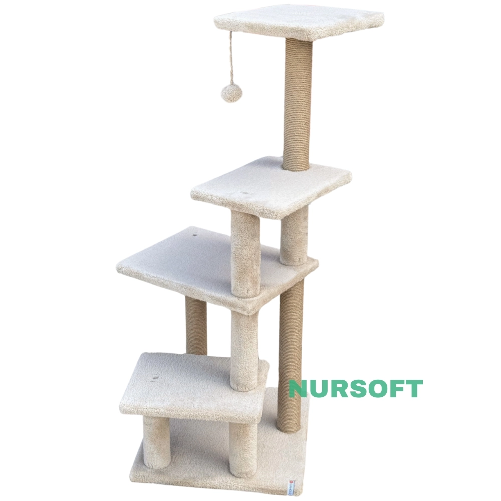 Nursoft Premium Tırmalama Tahtası Çok Katlı Uzun Boy Büyük Boy Kedi Koltuk Tırmalama Koruyucu