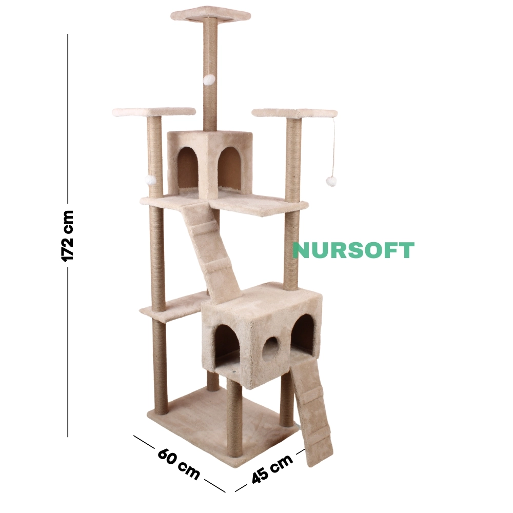 Nursoft Residence Kedi Tırmalama Evi NR-0035