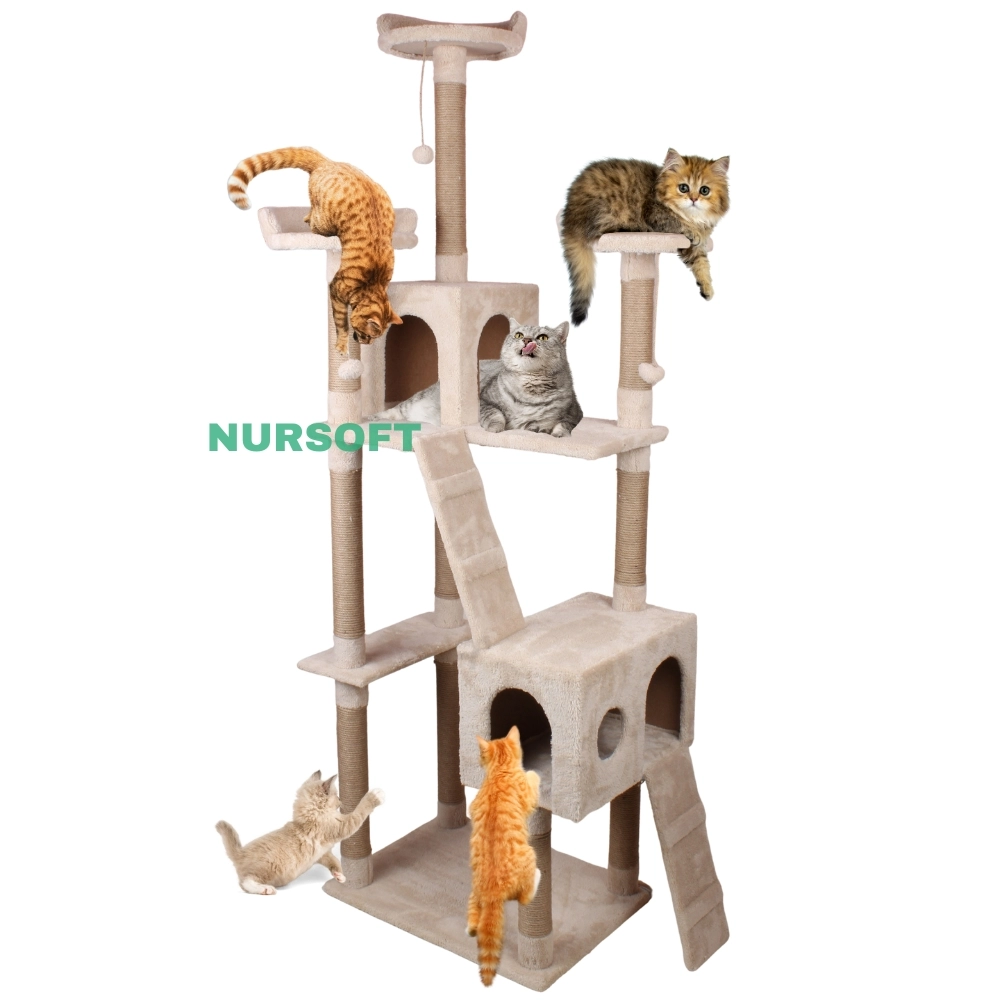 Cat City Kedi Evi Kedi Tırmalama Ve Kedi Oyun Evi