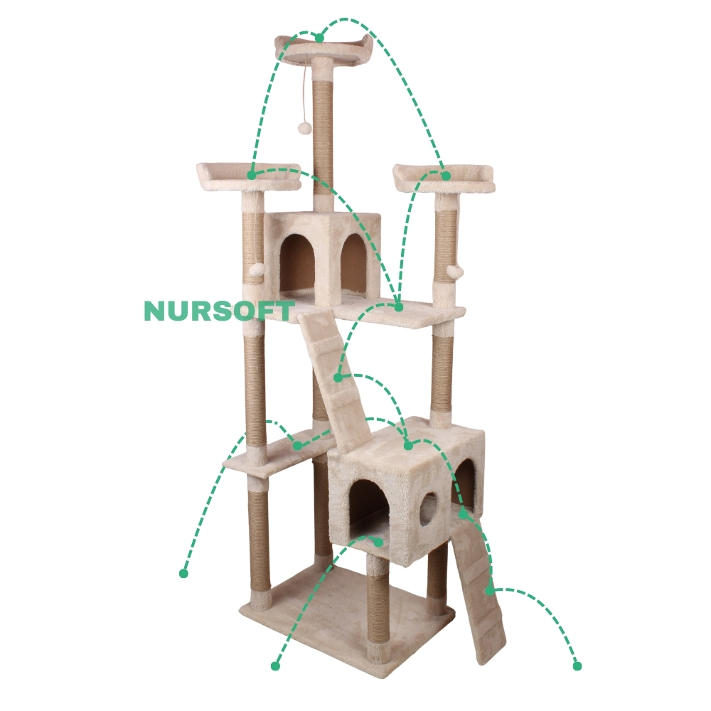 Cat City Kedi Evi Kedi Tırmalama Ve Kedi Oyun Evi
