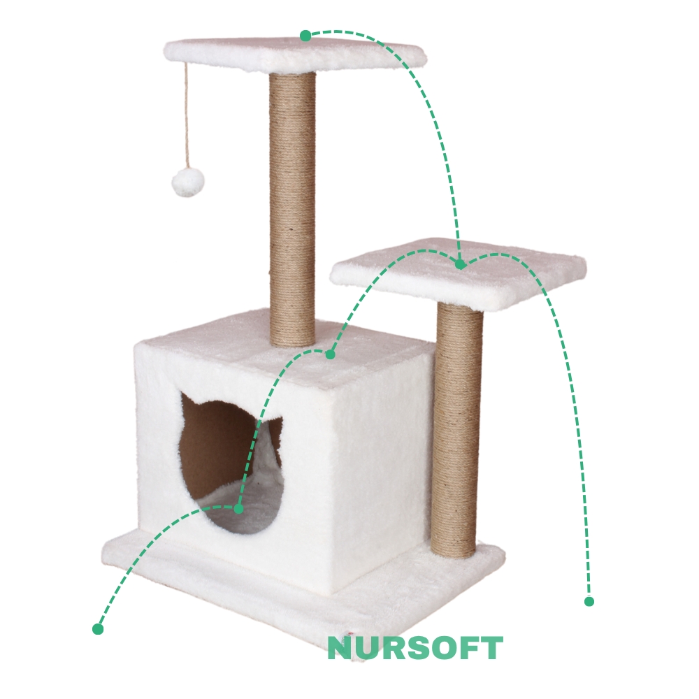 Nursoft Stepli Yuvalı Kedi Tırmalaması (Kedi Görünümlü) NR-0038