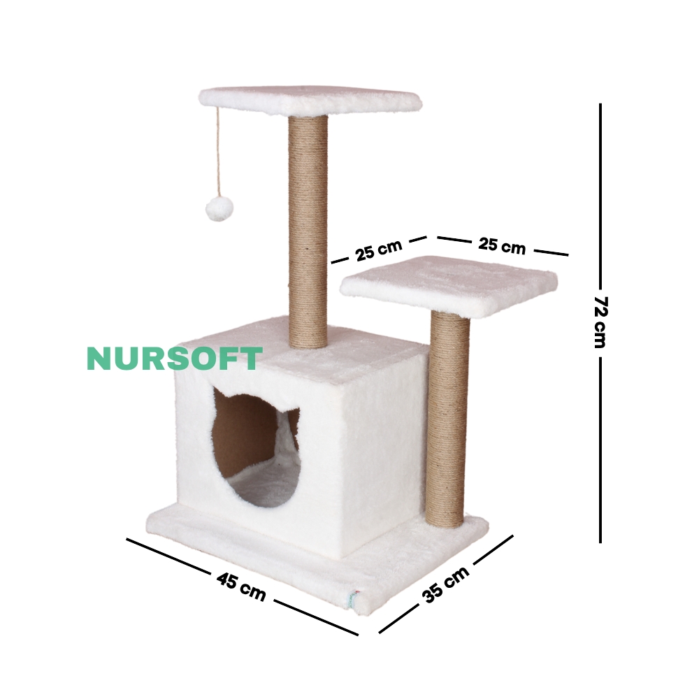 Nursoft Stepli Yuvalı Kedi Tırmalaması (Kedi Görünümlü) NR-0038