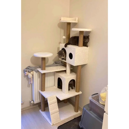 Nursoft Kule Kedi Evi Tırmalama
