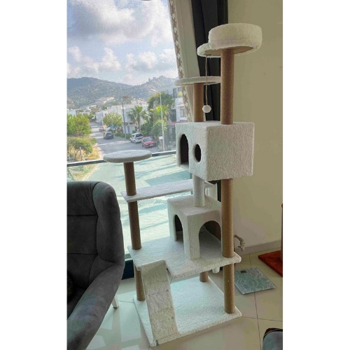 Nursoft Kule Kedi Evi Tırmalama