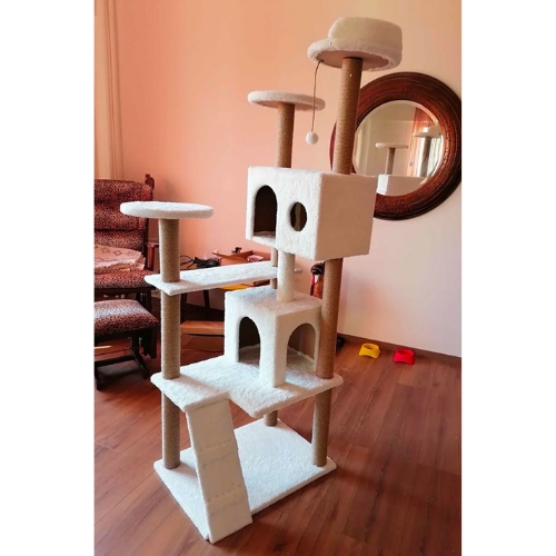 Nursoft Kule Kedi Evi Tırmalama