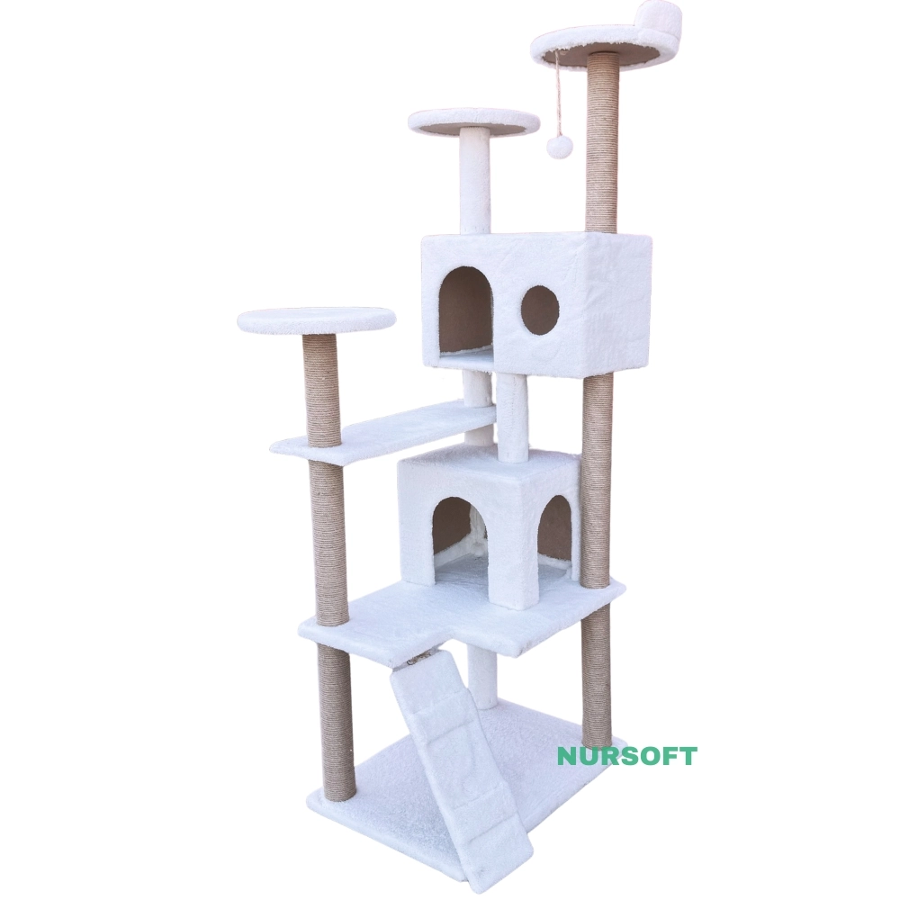 Nursoft Kule Kedi Evi Tırmalama