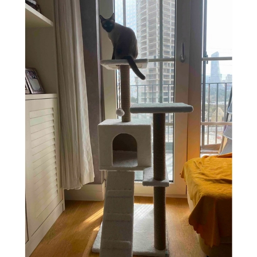 Nursoft P06 Kedi Tırmalama Evi Platform NR-0066