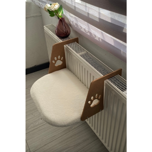 Nursoft Kalorifer Petek Radyatöre Kolay Asılabilen Kedi Köpek Yatağı Peluş