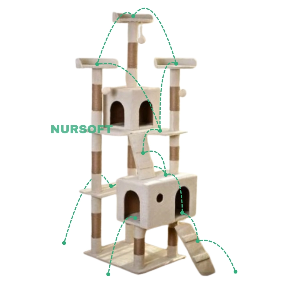 Cat City Kedi Evi Kedi Tırmalama Ve Kedi Oyun Evi