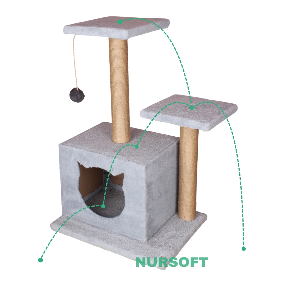 Nursoft Stepli Yuvalı Kedi Tırmalaması (Kedi Görünümlü) NR-0038
