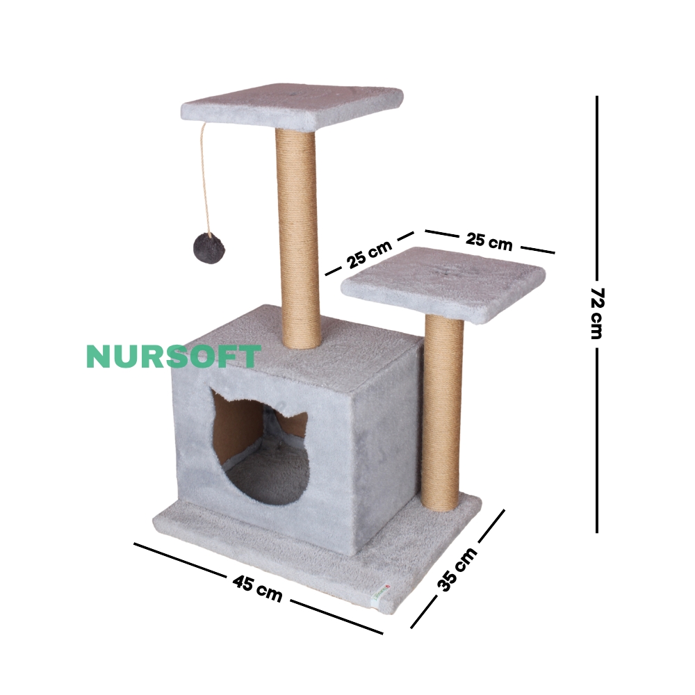 Nursoft Stepli Yuvalı Kedi Tırmalaması (Kedi Görünümlü) NR-0038