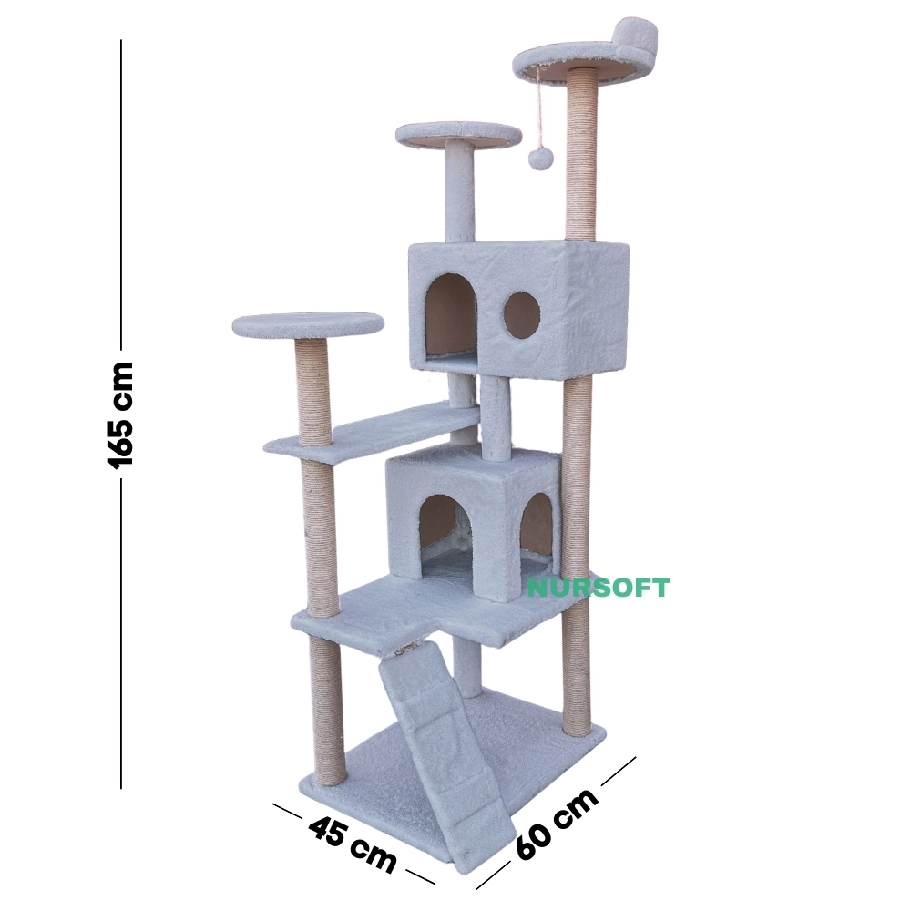 Nursoft Kule Kedi Evi Tırmalama