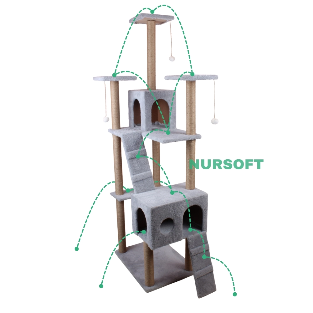 Nursoft Residence Kedi Tırmalama Evi NR-0035