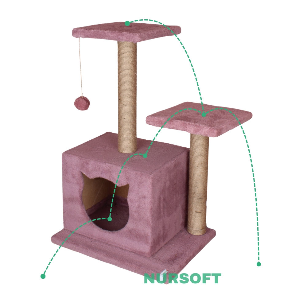 Nursoft Stepli Yuvalı Kedi Tırmalaması (Kedi Görünümlü) NR-0038