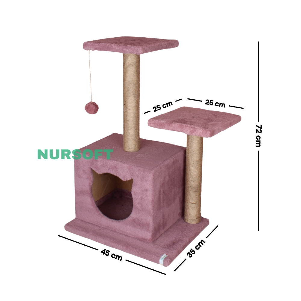 Nursoft Stepli Yuvalı Kedi Tırmalaması (Kedi Görünümlü) NR-0038