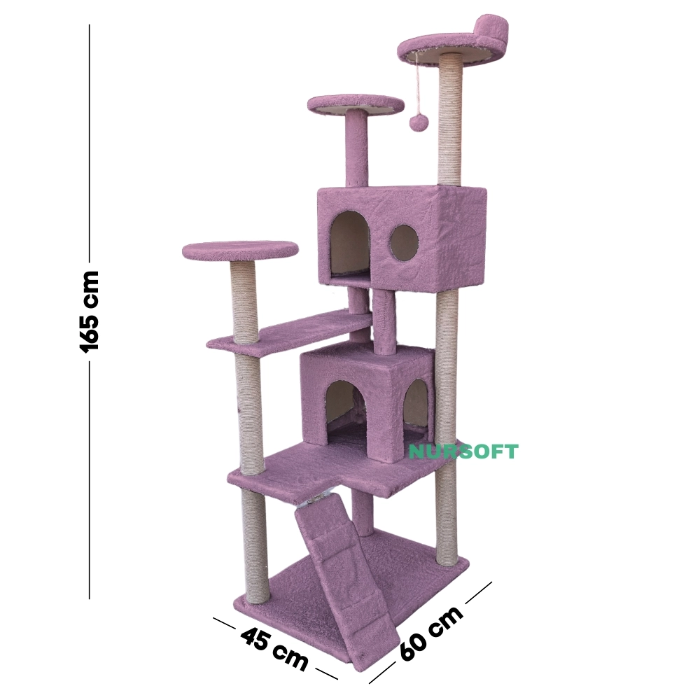 Nursoft Kule Kedi Evi Tırmalama