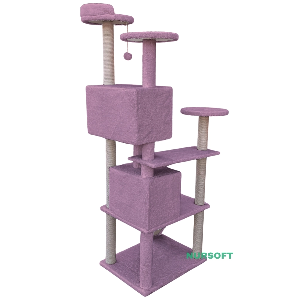Nursoft Kule Kedi Evi Tırmalama