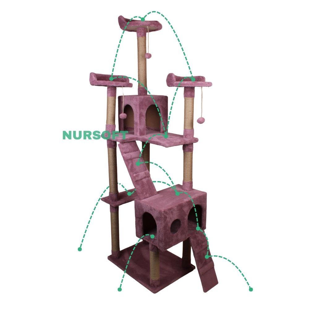 Cat City Kedi Evi Kedi Tırmalama Ve Kedi Oyun Evi