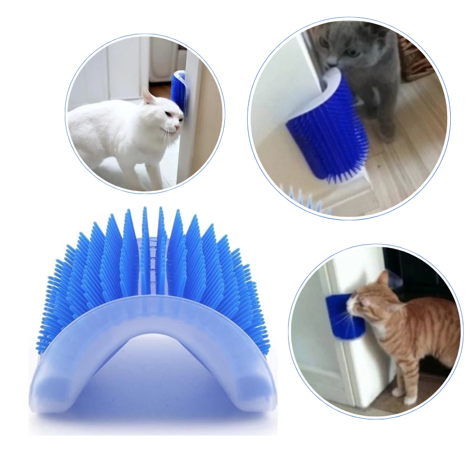 Nursoft Kedi Kaşıma Kaşınma Aparatı Catit Kedi Nanesi Hediyeli Duvara Monte Kaşıma Aleti