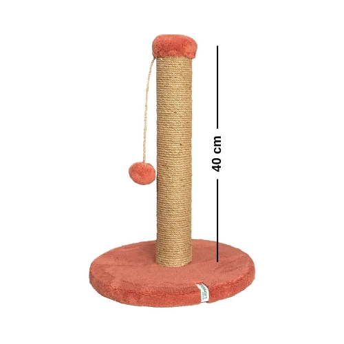 Nursoft Yuvarlak Ponponlu Kedi Tırmalama Direği 42 cm