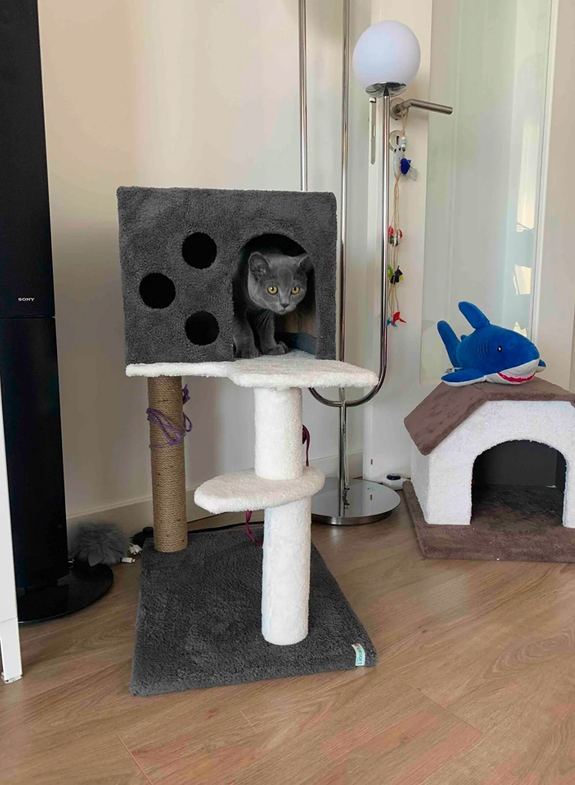 Nursoft Platform Kedi Tırmalama Evi / Kedi Oyun Evi