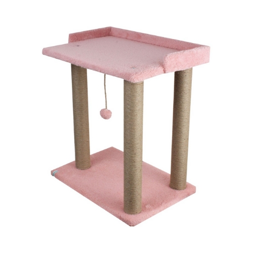 Nursoft Teraslı Yataklı Ponponlu Kedi Tırmalaması 50 cm