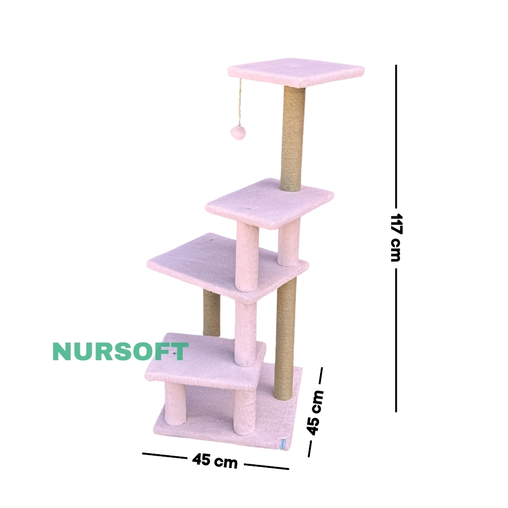 Nursoft Premium Tırmalama Tahtası Çok Katlı Uzun Boy Büyük Boy Kedi Koltuk Tırmalama Koruyucu