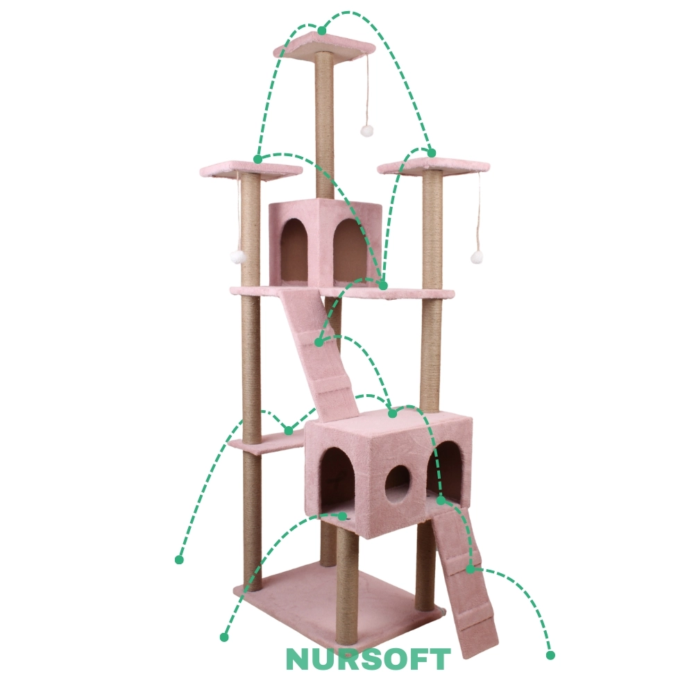 Nursoft Residence Kedi Tırmalama Evi NR-0035
