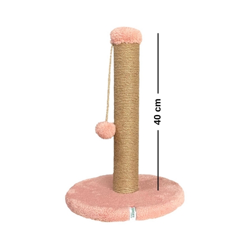Nursoft Yuvarlak Ponponlu Kedi Tırmalama Direği 42 cm