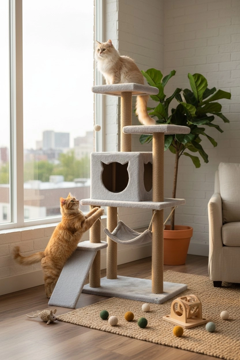 Nursoft Kedi Tırmalama Platformlu S9 Gri