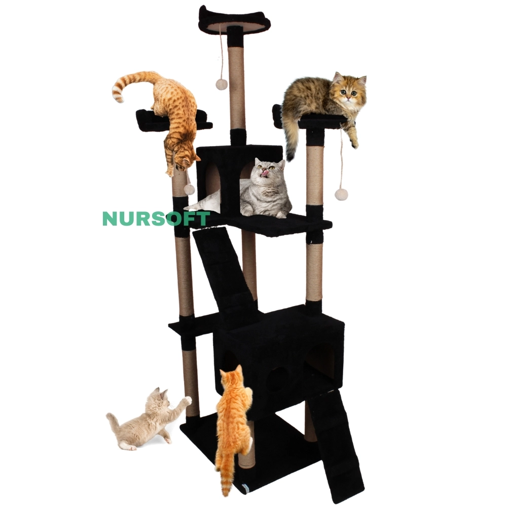 Cat City Kedi Evi Kedi Tırmalama Ve Kedi Oyun Evi