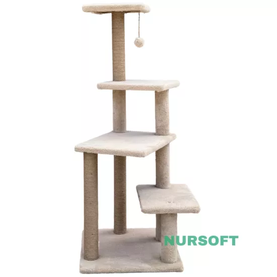 Nursoft Premium Tırmalama Tahtası Çok Katlı Uzun Boy Büyük Boy Kedi Koltuk Tırmalama Koruyucu