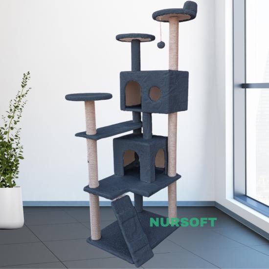 Nursoft Kule Kedi Evi Tırmalama