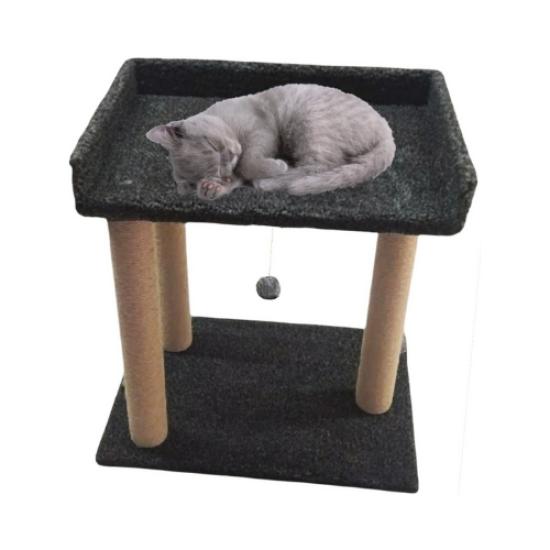 Nursoft Teraslı Yataklı Ponponlu Kedi Tırmalaması 50 cm
